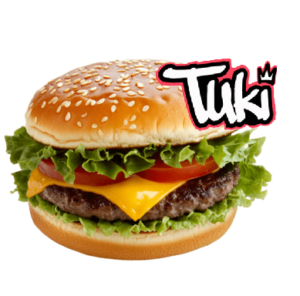 60 Hamburguesas Tuki 100% carne (83 grs) Sin Pan